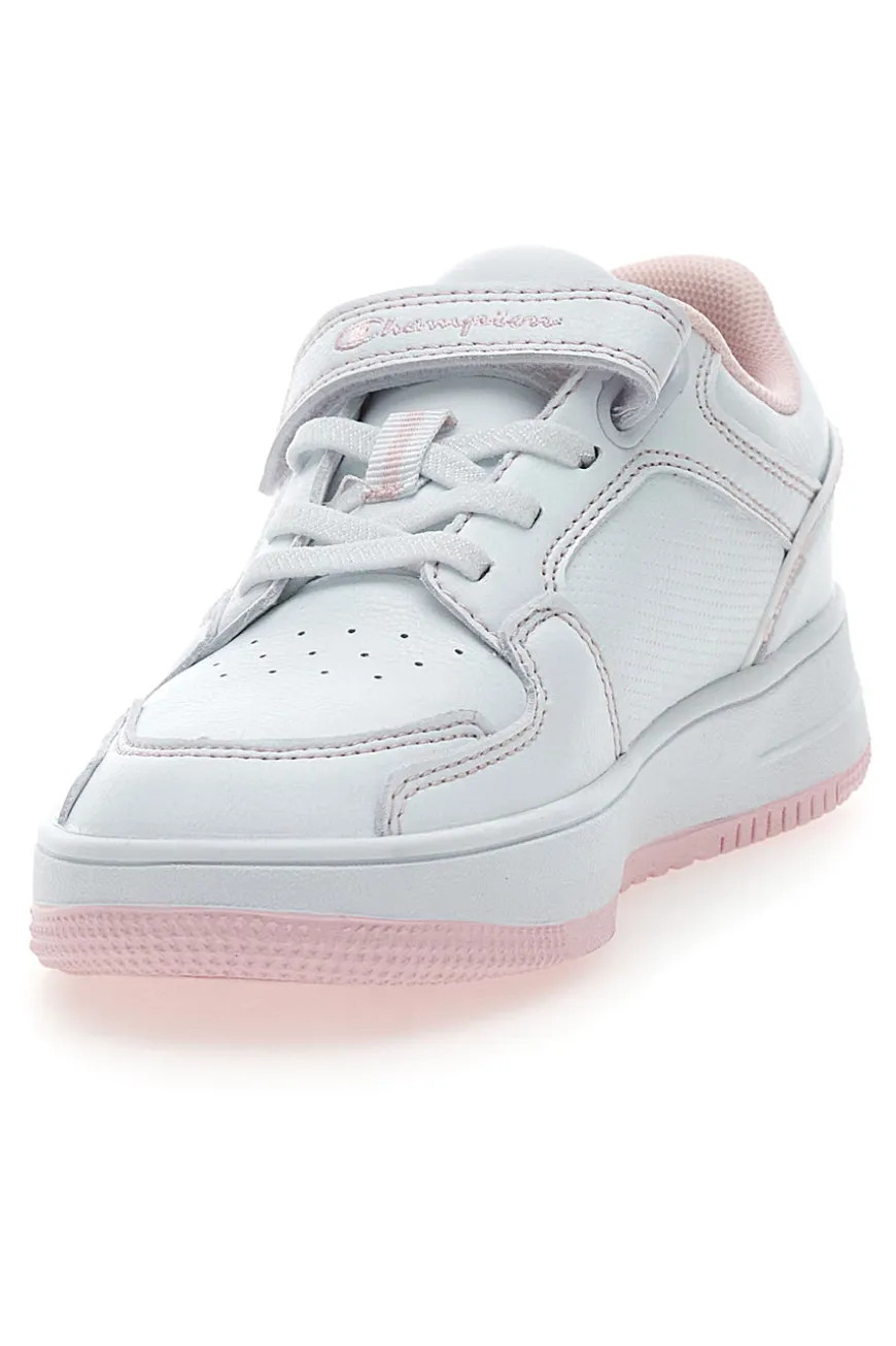 Sneakers Bianche e Rosa Champion RD18 2 Low G Ps
