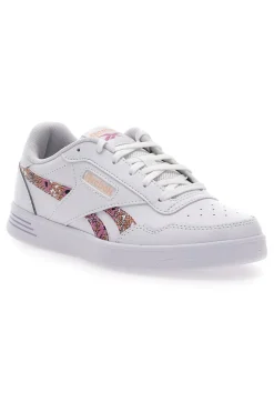 Sneakers Bianche e Rosa Con Brillantini Reebok Court Advance