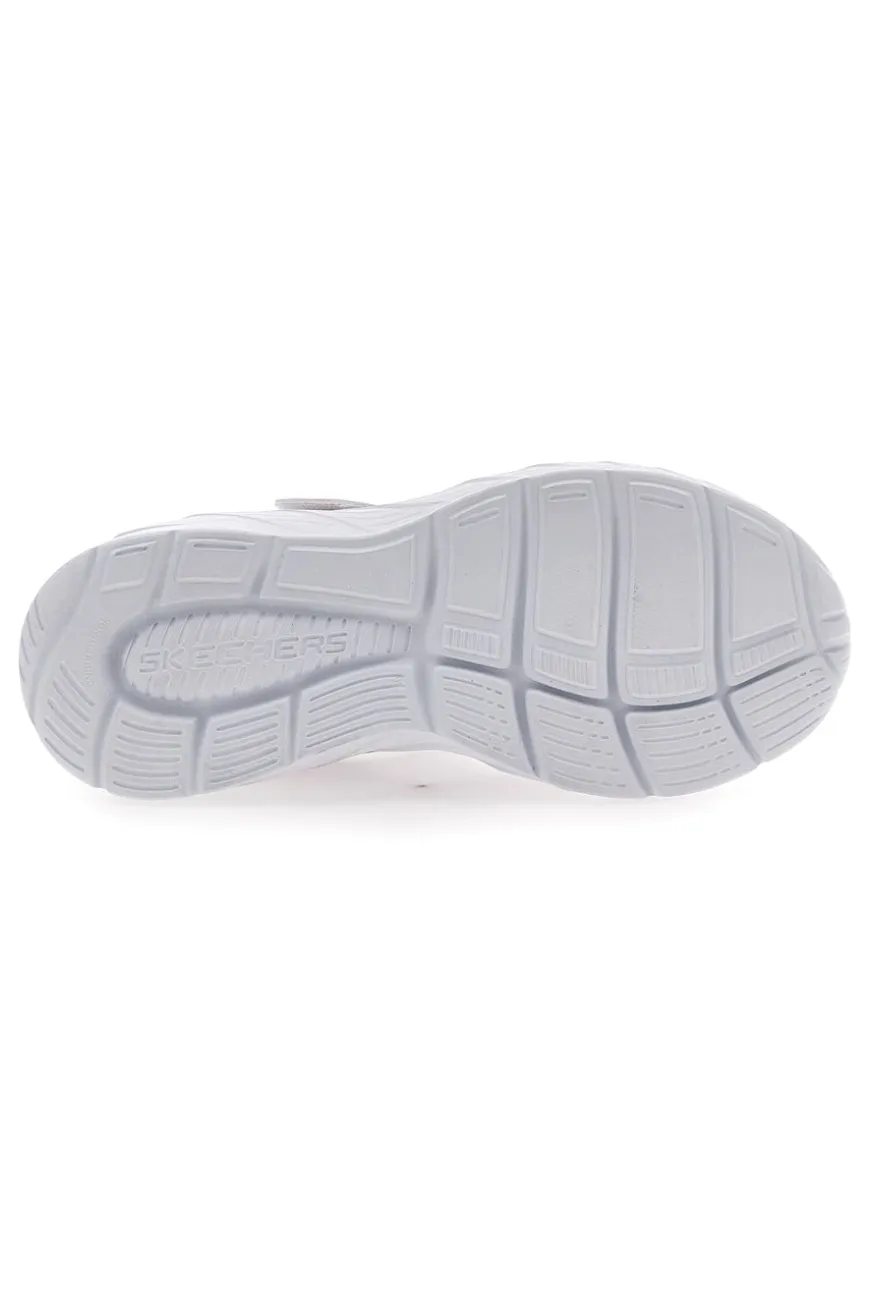 Sneakers Bianche e Rosa con Chiusura a Velcro SHECKERS BOUNDLESS-WATERCOLOR BLUR