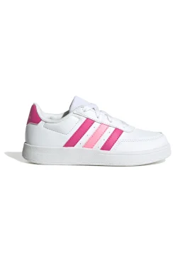 Sneakers bianche e rosa con lacci ADIDAS Breaknet 2.0 K