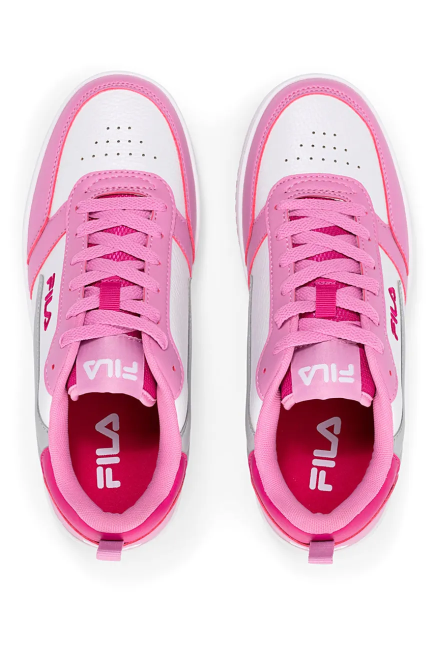 Sneakers Bianche e Rosa con tomaia traforata FILA REGA NF TEENS