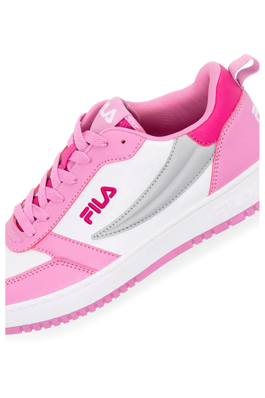 Sneakers Bianche e Rosa con tomaia traforata FILA REGA NF TEENS