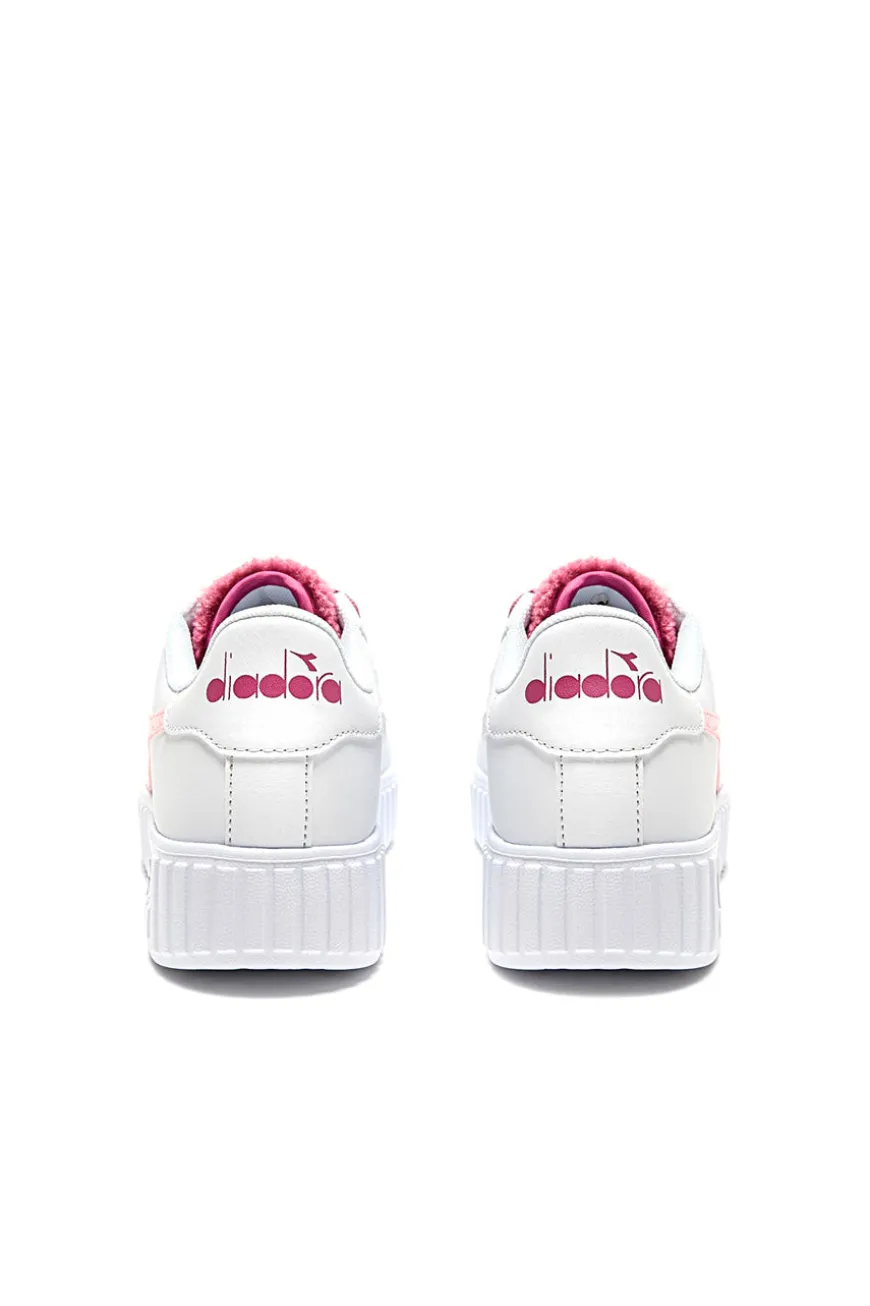 Sneakers Bianche e Rosa DIADORA GAME STEP P GS FLUFFY