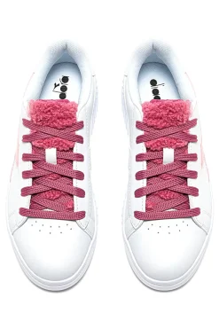 Sneakers Bianche e Rosa DIADORA GAME STEP P GS FLUFFY