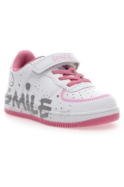 Sneakers Bianche e Rosa Grazie 2327