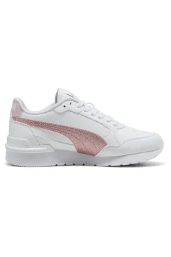 Sneakers Bianche e Rosa Puma ST Runner v4 SL Glitter Jr