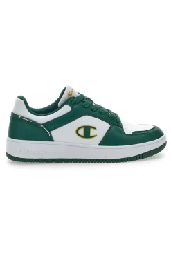 Sneakers Bianche e Verdi Champion Rebound 2.0 Low
