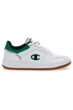Sneakers Bianche e Verdi Con Logo Laterale Champion RD18 2 LOW