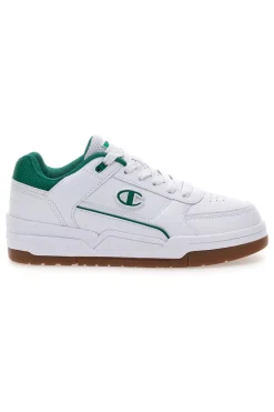 Sneakers Bianche e Verdi con Tomaia Traforata CHAMPION RD18 HERITAGE LOW