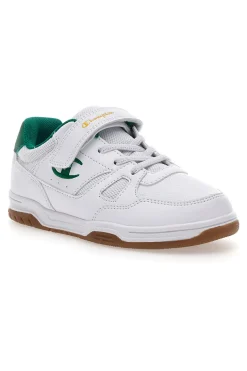 Sneakers Bianche e Verdi con Velcro CHAMPION CLY 87 B PS