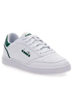 Sneakers bianche e verdi Diadora Viento Indoor