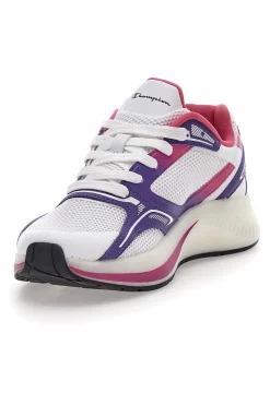 Sneakers Bianche e Viola Con Mesh Champion Vibe