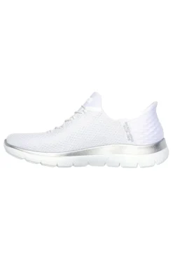 Sneakers Bianche Hands Free Slip-ins Skechers Summits Diamond Dream