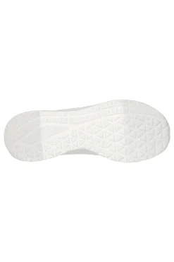 Sneakers bianche in duraleather con soletta memory foam Skechers BOBS Buno How Sweet