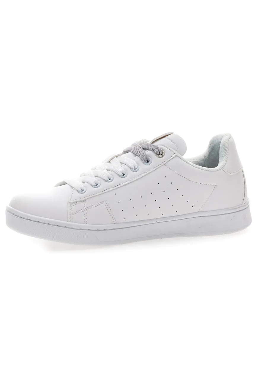 Sneakers bianche in materiale sintetico Gas 414185
