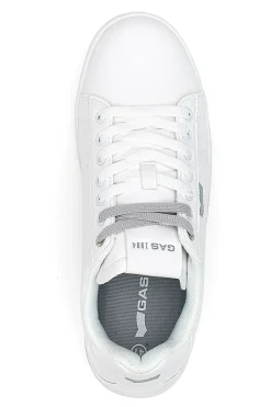 Sneakers bianche in materiale sintetico Gas 414185