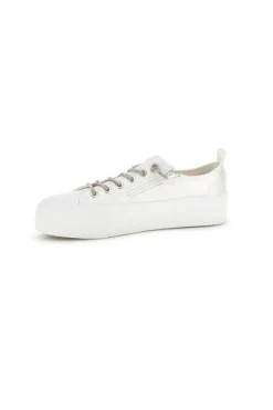 Sneakers bianche in materiale sintetico con lacci decorativi Energy CONV3