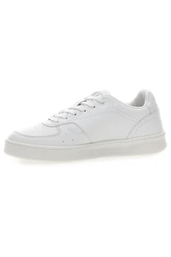 Sneakers bianche in materie sintetiche stile basket Champion Newman