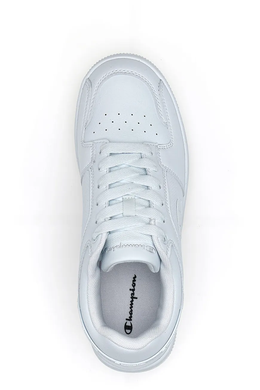 Sneakers bianche in materie sintetiche stile basket Champion RD18 2 Low