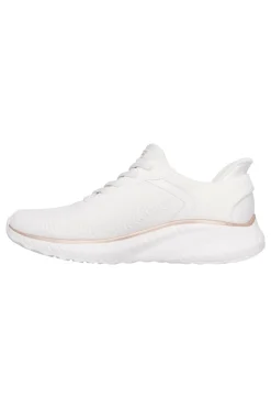 Sneakers bianche in mesh comfort Skechers Bobs Squad Chaos Current Muse