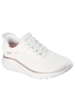 Sneakers bianche in mesh comfort Skechers Bobs Squad Chaos Current Muse
