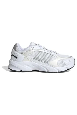 Sneakers bianche in mesh con dettagli argento e suola Cloudfoam Adidas Crazychaos 2000