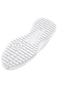 Sneakers bianche in mesh con inserti in pelle Under Armour Edge Leather