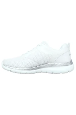 Sneakers bianche in mesh con Memory Foam Skechers Bountiful Quick Path