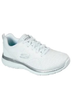 Sneakers bianche in mesh con Memory Foam Skechers Bountiful Quick Path