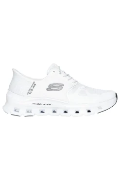 Sneakers bianche in mesh slip-ins con air-cooled memory foam Skechers Glide-Step Pro