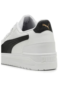 Sneakers bianche in pelle con dettagli neri Puma Shuffle Downtown