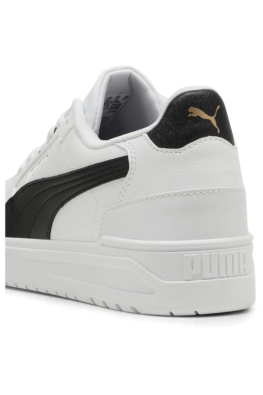 Sneakers bianche in pelle con dettagli neri Puma Shuffle Downtown