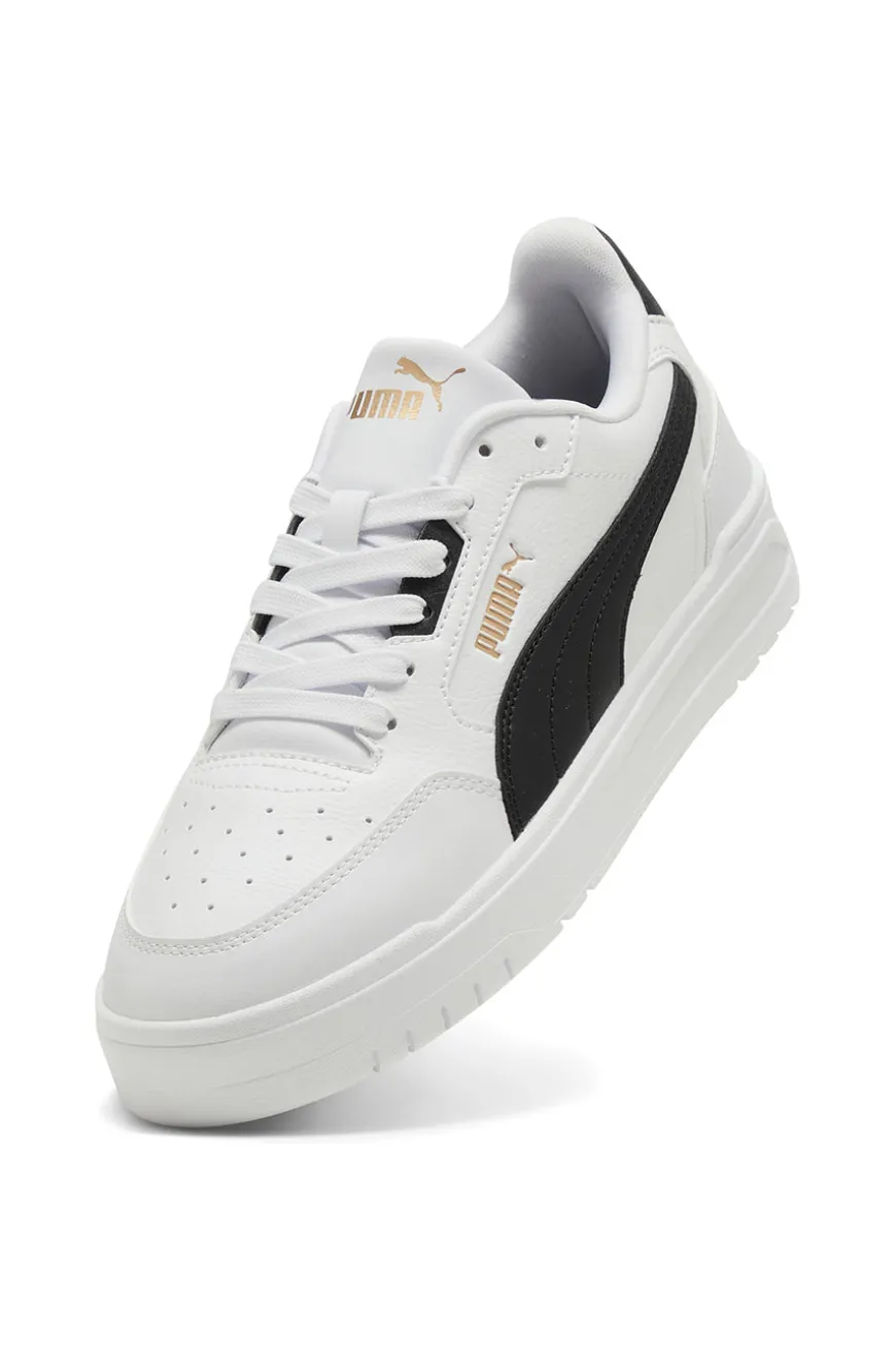 Sneakers bianche in pelle con dettagli neri Puma Shuffle Downtown