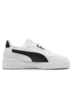 Sneakers bianche in pelle con dettagli neri Puma Shuffle Downtown