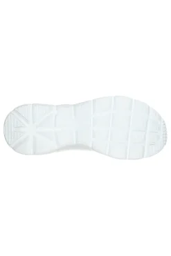 Sneakers bianche in pelle con Memory Foam Skechers Fashion Fit Effortless
