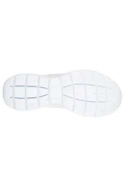 Sneakers bianche in pelle e mesh con Memory Foam Skechers Summits Suited