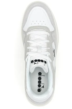 Sneakers bianche inserti a contrasto in pelle Diadora Ginger S