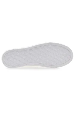 Sneakers Bianche in Tela con Lacci Colorati Me & Me 1878