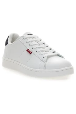 Sneakers bianche lacci e strappo Levi’s Bell JR
