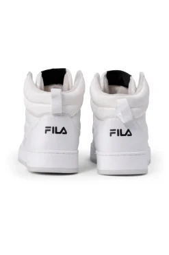 Sneakers Bianche Mid-Cut con Tomaia Traforata FILA REGA NF MID