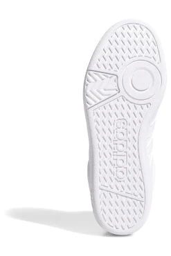 Sneakers bianche mid design pulito Adidas Hoops 4.0 Mid J