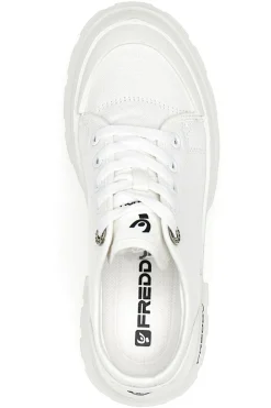Sneakers Bianche Platform da Donna Freddy 7603