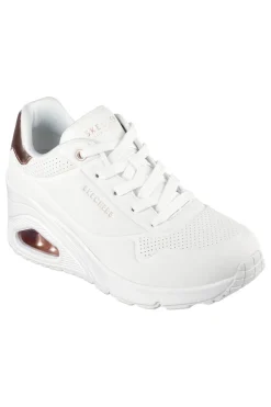Sneakers Bianche Skechers Street Uno Wedge HI Steps