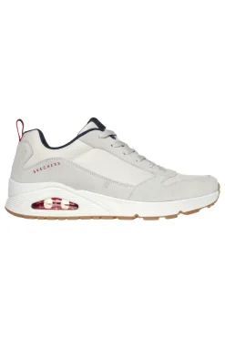 Sneakers Bianche Skechers Uno Stacre