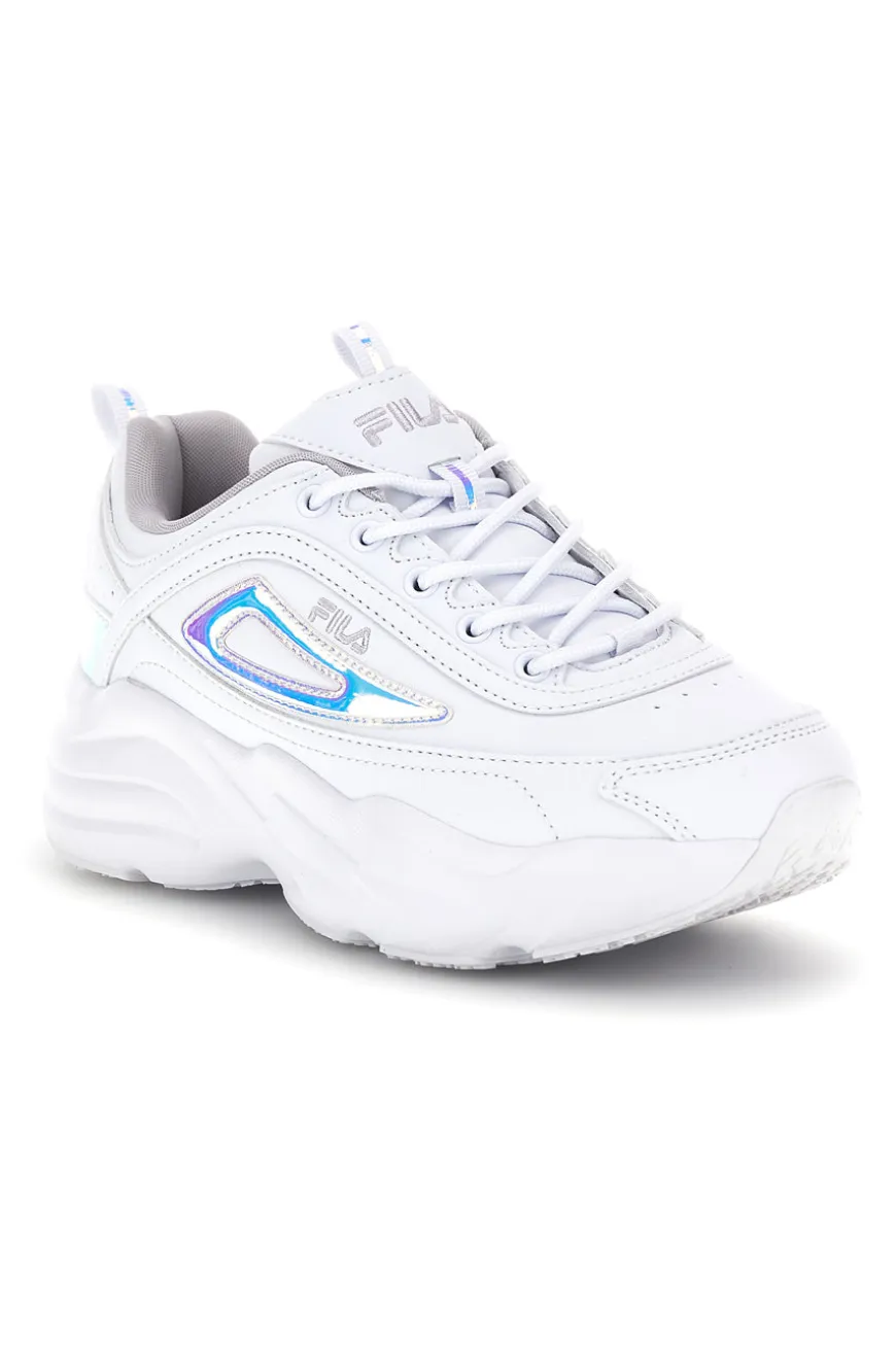 Sneakers bianco con platform e inserti olografici Fila Skye ZP Wmn