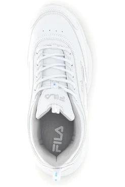 Sneakers bianco con platform e inserti olografici Fila Skye ZP Wmn