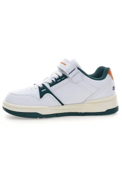 Sneakers bianco dettagli verdi e arancioni Champion Rd18 Heritage Evolve B Ps