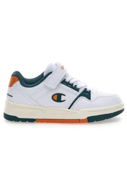 Sneakers bianco dettagli verdi e arancioni Champion Rd18 Heritage Evolve B Ps
