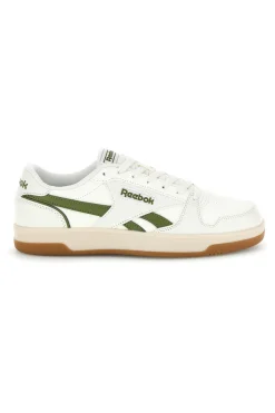 Sneakers bianco e verde rétro con suola in gomma Reebok Match Prime V2