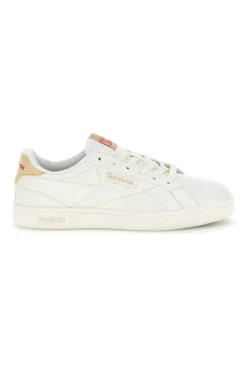 Sneakers bianco inserti beige Reebok Court Clean
